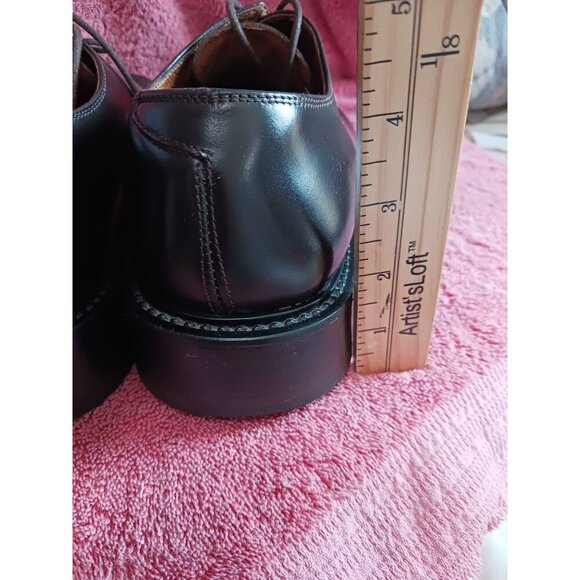 Banana Republic Italian Leather Dress Shoes Oxford blk Size 11 - Picture 14 of 15